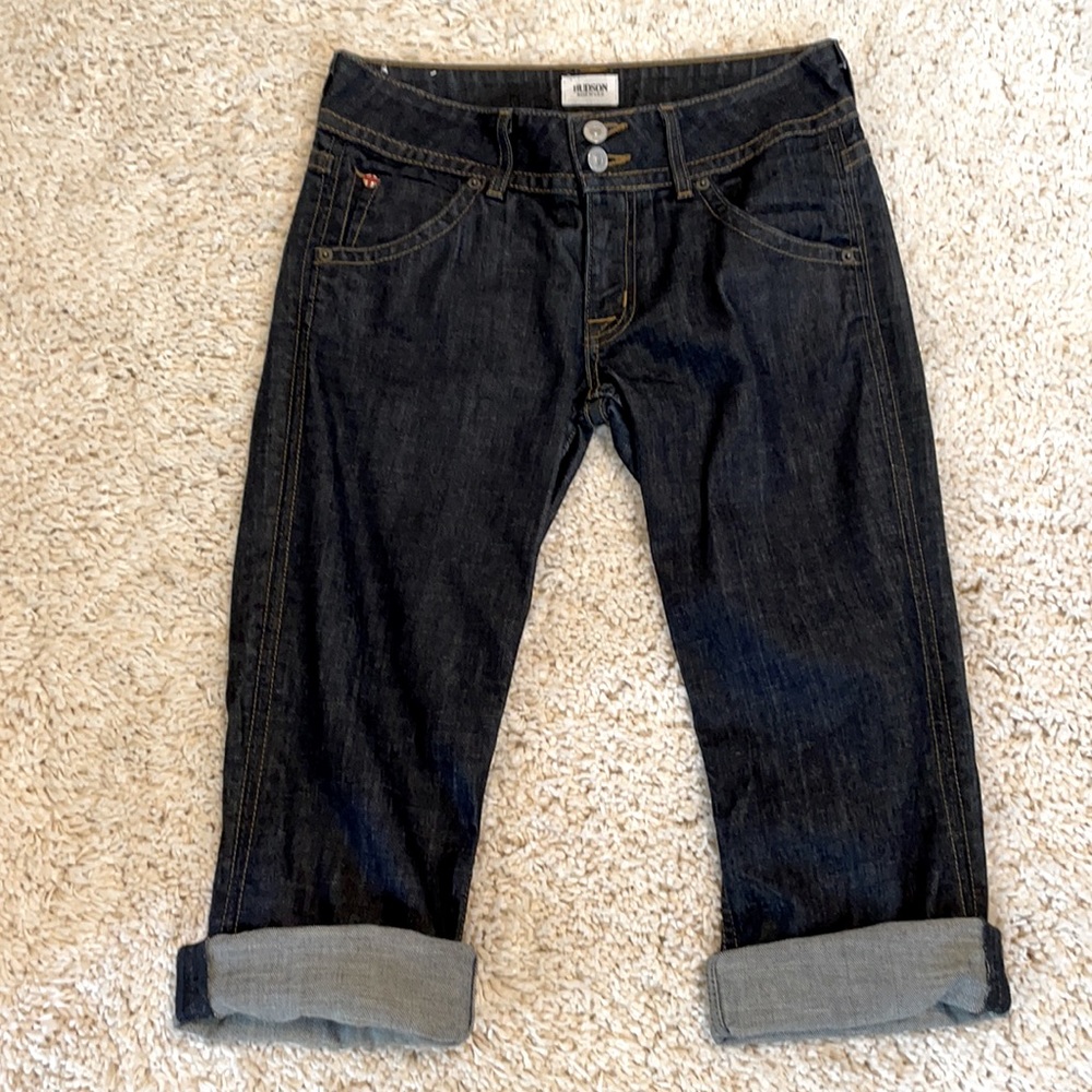 Hudson signature boot Capri denim jeans 27 20.5
